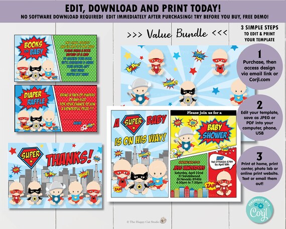 This is a graphic of Free Printable Superhero Baby Shower Invitations intended for cobypic This is a photo of Free Printable Superhero Baby Shower Invitations intended for cobypic