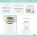Noah's Ark Thank You Favor Tags Printable, EDITABLE TEMPLATE, Boy Blue ...