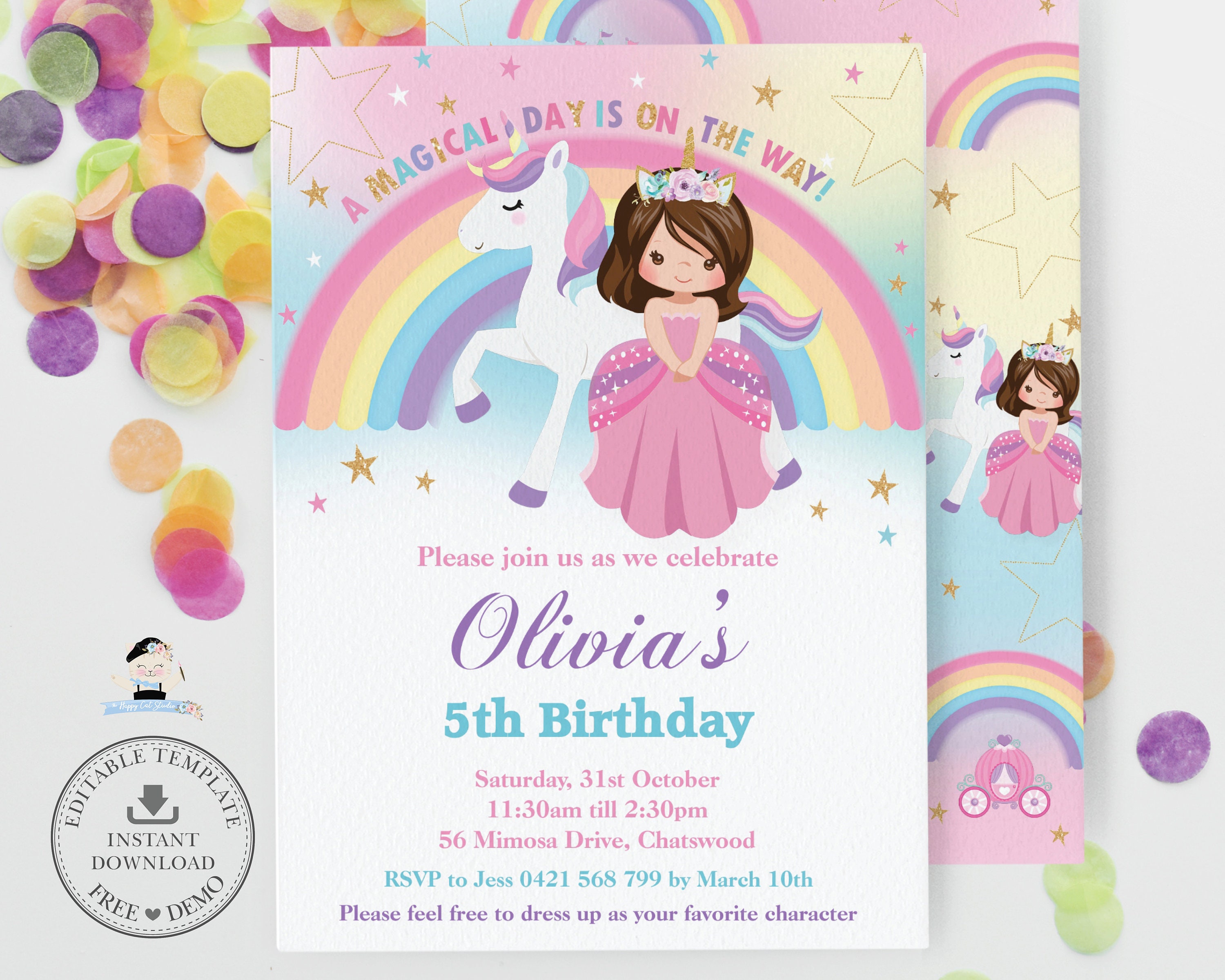 Unicorn Birthday Dress - Etsy