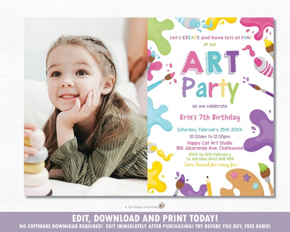 art-party-invitation-editable-template-art-birthday-party-editable