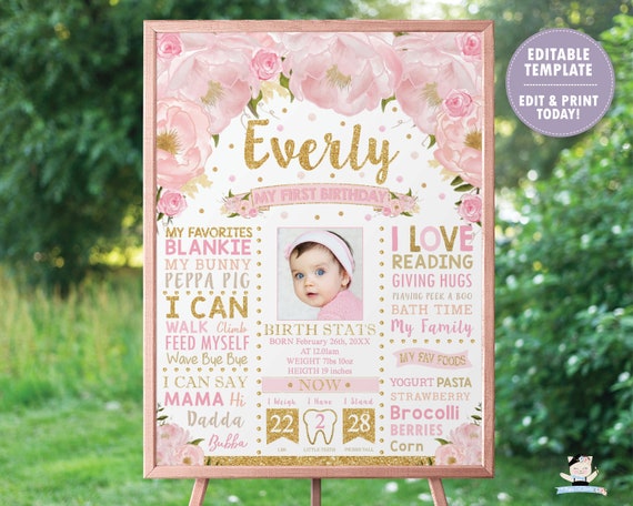 1st-birthday-milestone-sign-editable-template-pink-blush-floral-photo