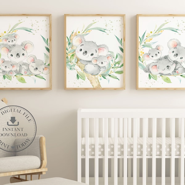 Koala Nursery Decor Etsy