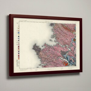 Lochinver alte geologische Karte | Bruchloch, Brackloch, Lochinver