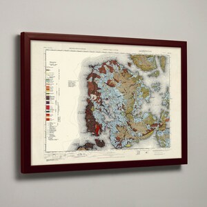 Kirkwall Old Geological Map | Kirkwall, Scapa, Orkney Islands Area