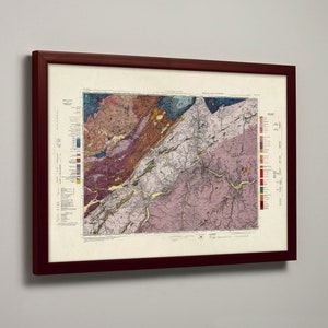 Peebles Alte Geologische Karte | Peebles, Kirkton Manor, Cardrona Netz