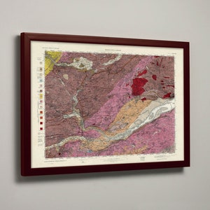 Perth alte geologische Karte | Perth, New Scone, Kinfauns
