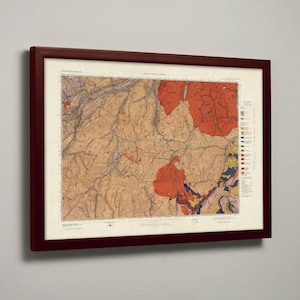 Map of Kingussie } Kingussie, Ruthven, Balavil Geology