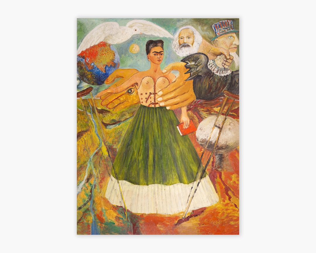 El marxismo dará salud a los enfermos / Frida Kahlo Art Print Etsy España