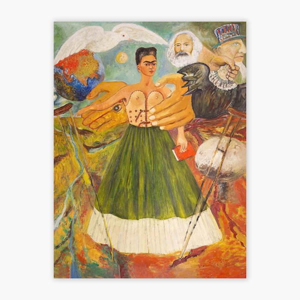 Marxism Will Give Health to the Ill | Frida Kahlo Art Print, Poster, Photo, Artwork | Ready to Frame | Giclée Fine Art Print