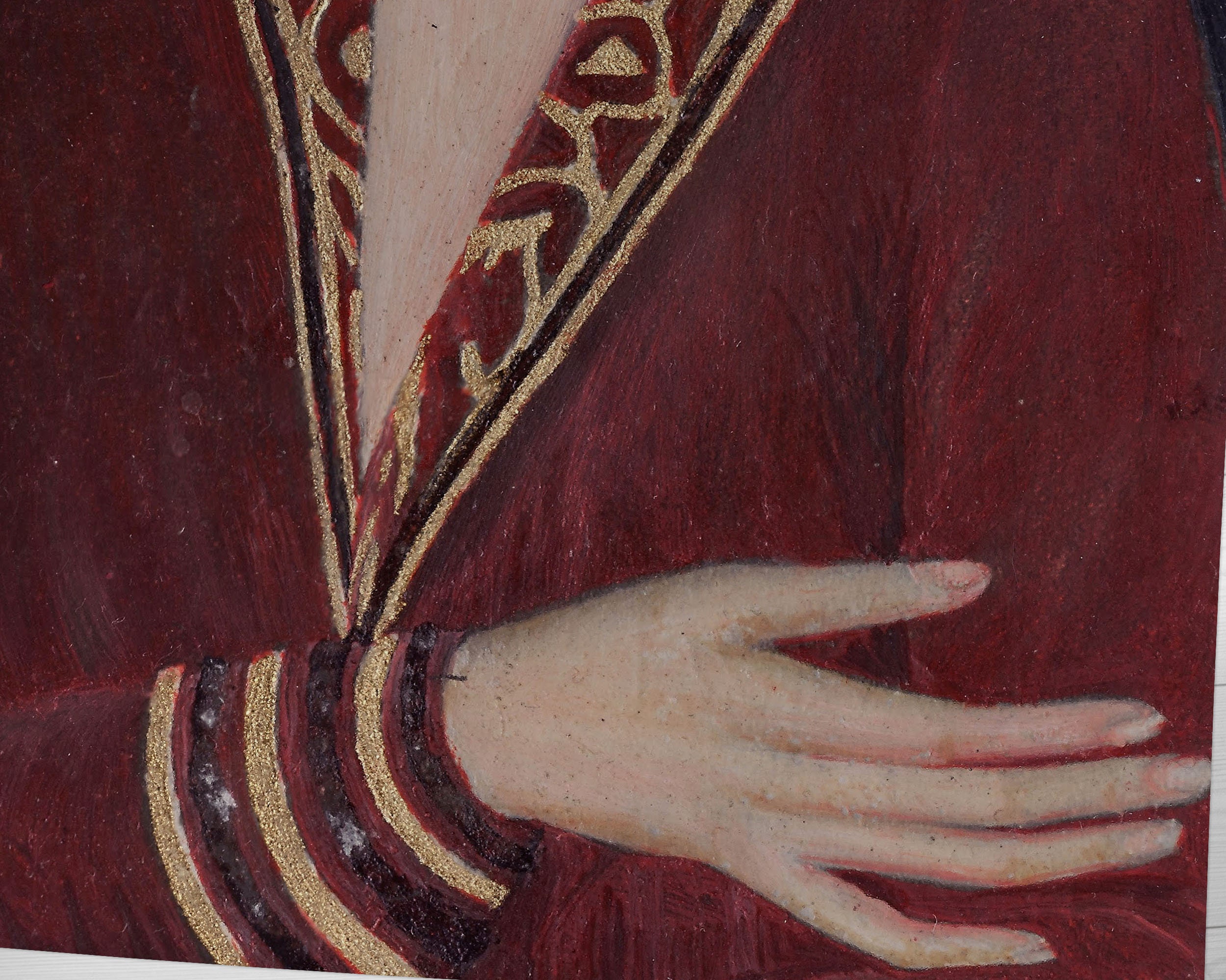 Autorretrato con vestido de terciopelo / Frida Kahlo Impresión de arte