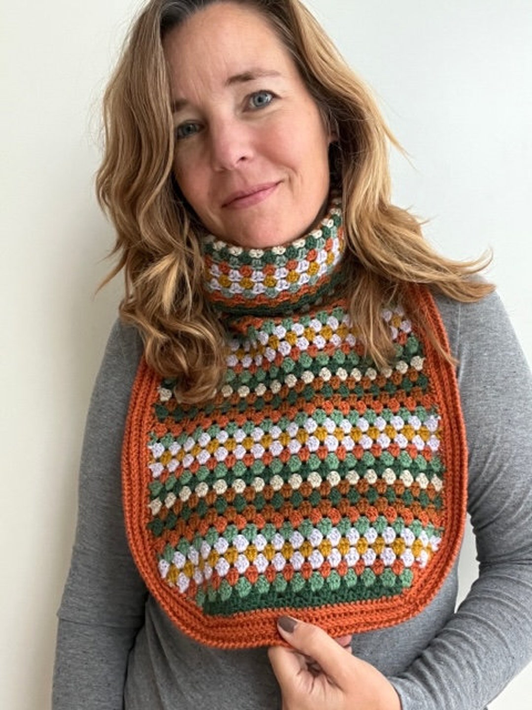 Leah Cowl - Crochet pattern - Knotsosquare