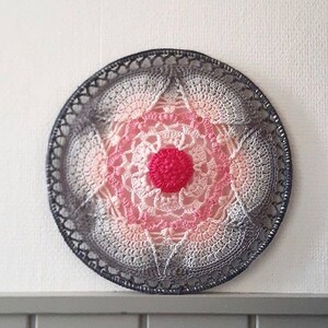 Bright star mandala crochet pattern image 6