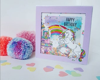 Jungle themed birthday card shaker card children's | Etsy