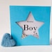 Blue Birthday Boy Star Card Star Card for Birthday Boy - Etsy