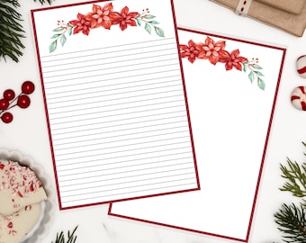 Festliches Briefpapier zum Ausdrucken