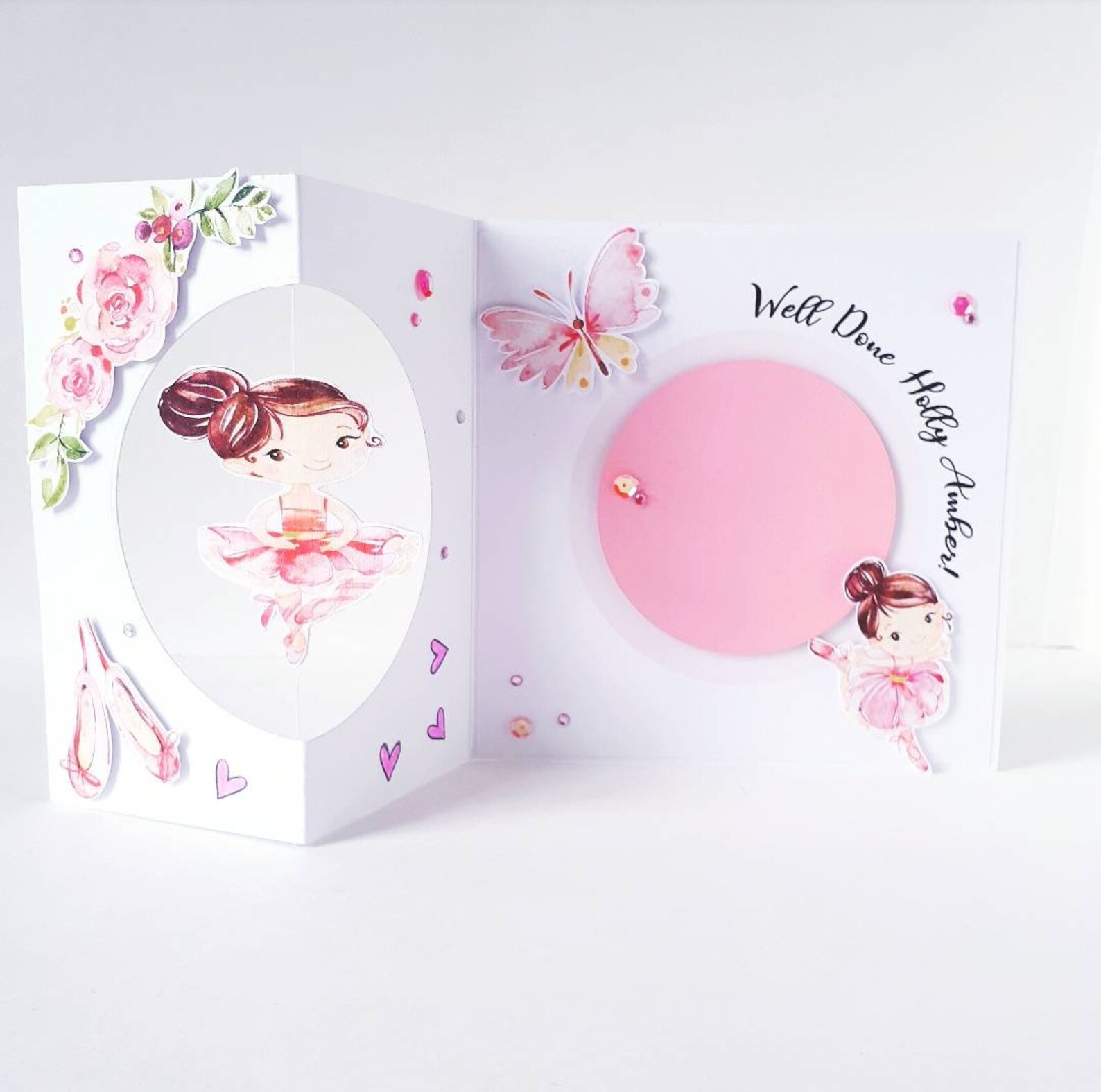 Ballerina Birthday Card