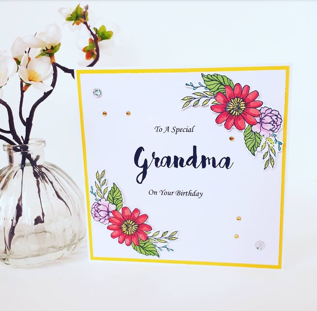 Grandma Birthday Card, Birthday Card for Grandma Special Grandma on ...