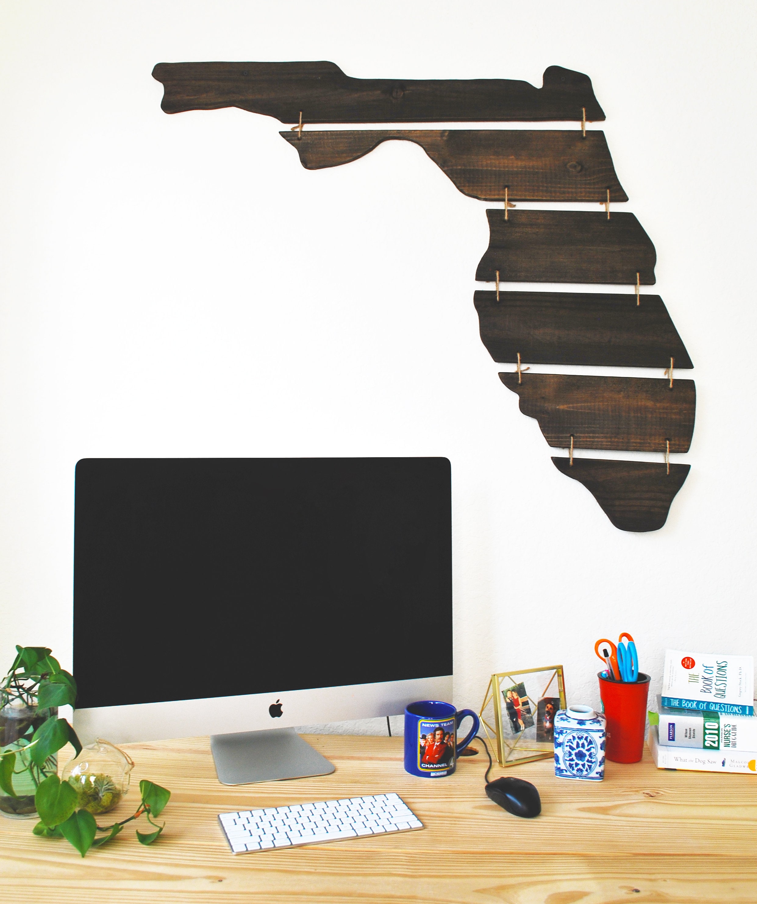 Customizable Florida Wall Art State of Florida Home Décor Etsy