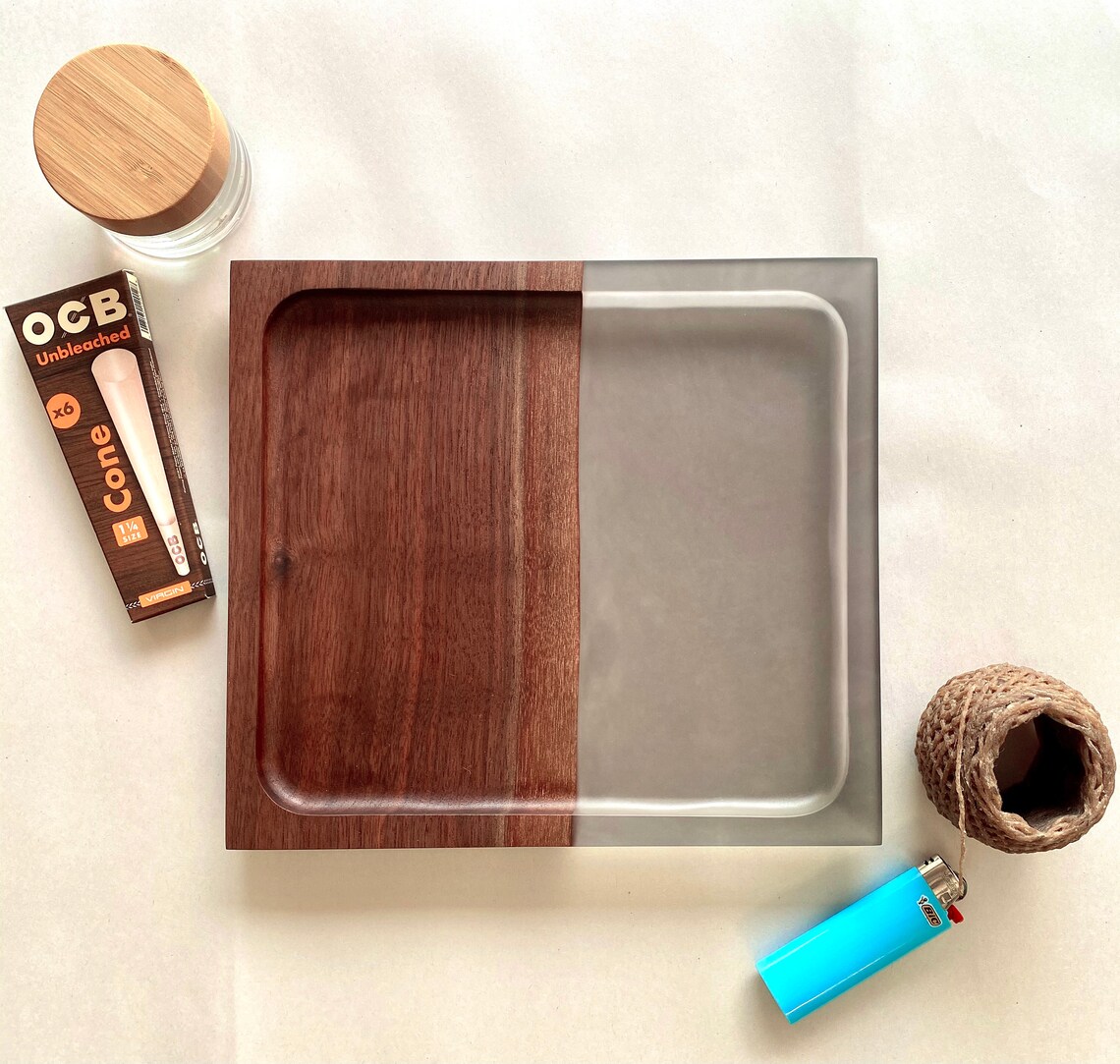 Customizable Epoxy Rolling Tray Create Your Own Custom Epoxy Etsy