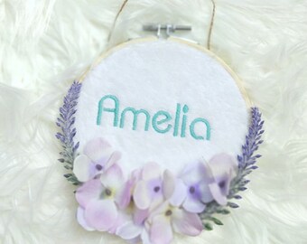 Personalized gift for birth | Baptism | Embroidery |