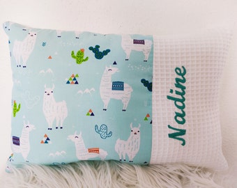 Personalized pillow for birth or christening, unicorn, cuddly pillow, children pillow, name pillow