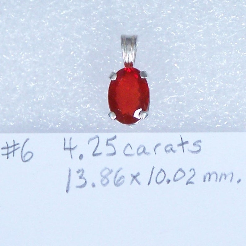 Mexican Fire Opal Genuine Natural Untreated Gemstone 925 Silver Pendant ...