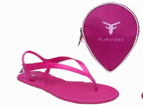 Foldable Flip Flops Pink Flip Flop Women Flip Flop Beach Sandals