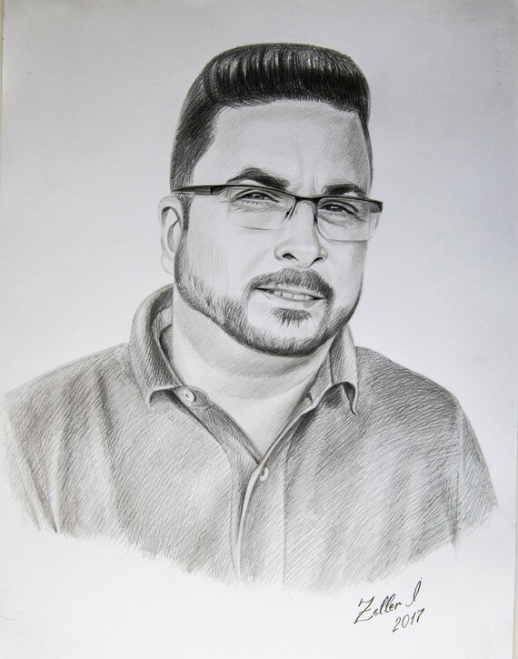 Portret Człowieka Rysunek Dziecka Dzieci рortrait Kobieta Dziewczyna Manface Graficzny Ołówek Portret Klasyczny