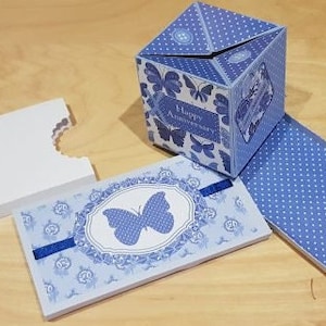 Scatola pop-up per il taglio Brother Scan N e Silhouette - FCM - SVG - Studio