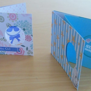 Kiekeboe flip Kaart voor de Brother Scan N cut en Silhouette - FCM - SVG - Studio