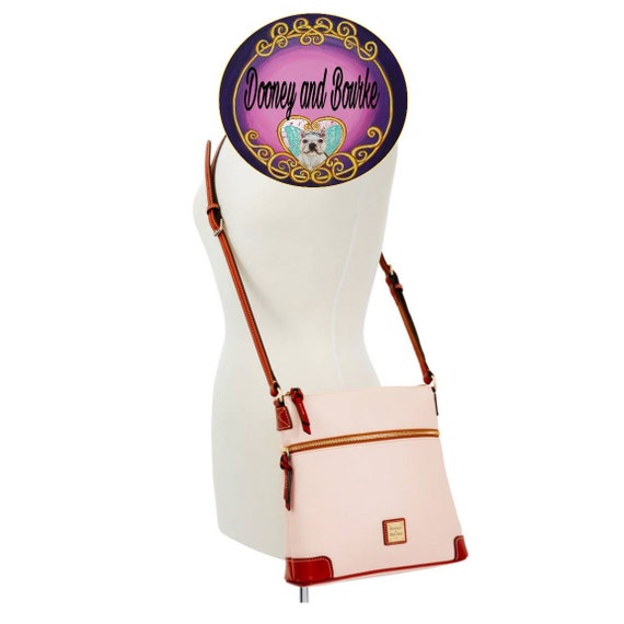 Dooney & Bourke Pebble Grain Zip Crossbody in Pink