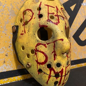 Please Stop Me - Hockey Mask