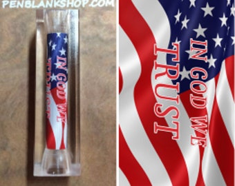 In God We Trust Pen Blank #119