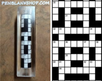 Crossword Puzzle Pen Blank #084