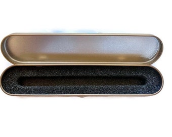 Gold Metal Pen Box