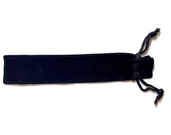 Black Velvet Pen Pouch