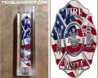 Fire Department Pen Blank #075