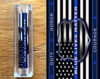 Blue Lives Matter Pen Blank #091