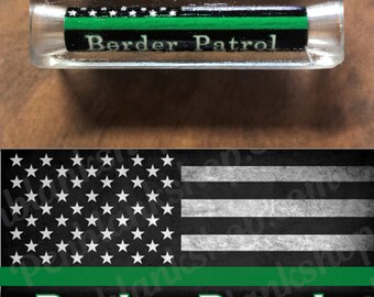 Green Line Flag, Border Patrol Pen Blank #190