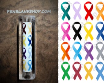 Cancer Ribbon Pen Blank #153