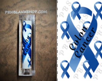 Colon Cancer Ribbon Pen Blank #152
