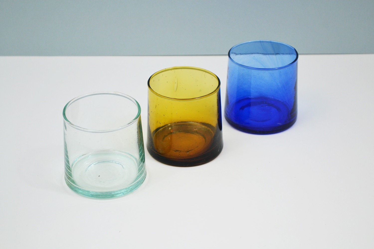 Petits Verres Beldi Coniques Lot de 6 | 3 Coloris Disponibles