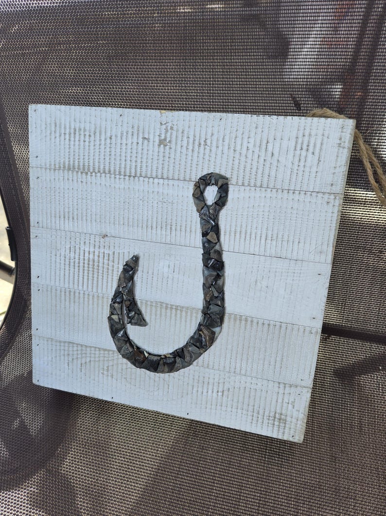 Shark Tooth Fishing Hook Etsy