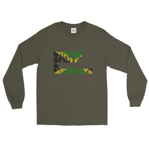 Bun Ah Spliff Unisex Long Sleeve T-Shirt