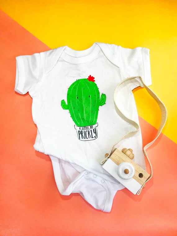 Cactus Baby Onesie Unisex Succulent Infant Clothes Gender Etsy