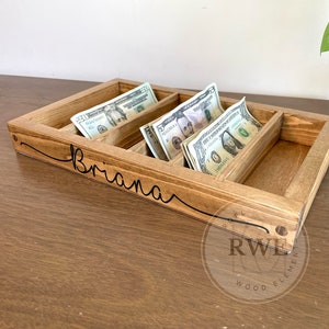Cash Tray | Money Tray | Money Organizer | Cash Organizer | Budgeting Tray | Custom Money Tray | Personalized Cash Tray | Cash Stuffing