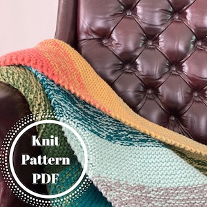 PDF Pattern- The Mireille Baby Blanket Pattern Only- Knitting Pattern, Baby Blanket Pattern
