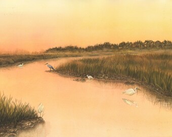 Sunrise Marsh (limited edition)