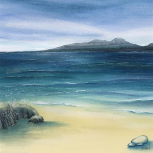 Summers Day, Iona - Fine Art Giclee print of original painting by Sue Harrison