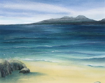 Summers Day, Iona - Fine Art Giclee print of original painting by Sue Harrison